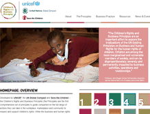 Tablet Screenshot of childrenandbusiness.org